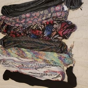 Bundle of fashion scarves